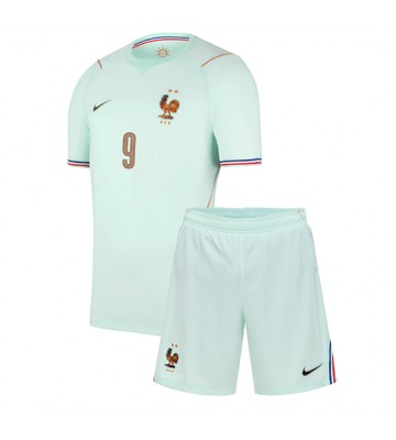 Frankrig Marcus Thuram #9 Udebanetrøje Børn VM 2026 Kortærmet (+ Korte bukser)